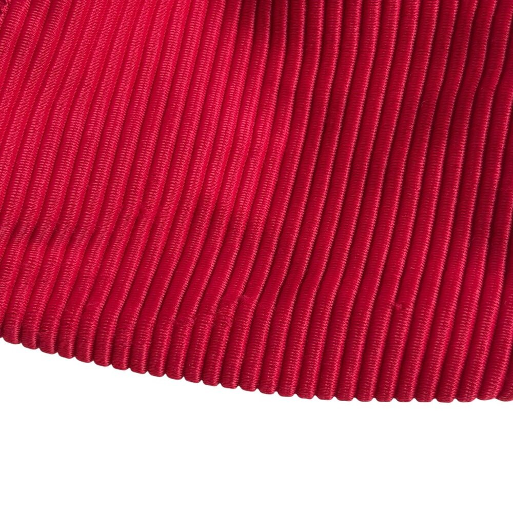 Frankies Bikinis Cleo Ribbed Bralette Bikini Top (Crimson) - Size Large - Picture 7 of 7